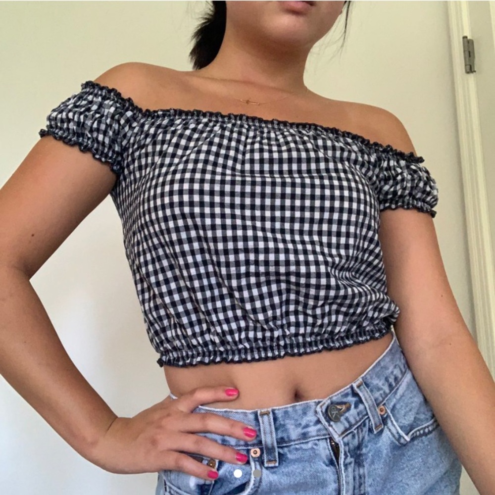 Brandy Melville gingham top